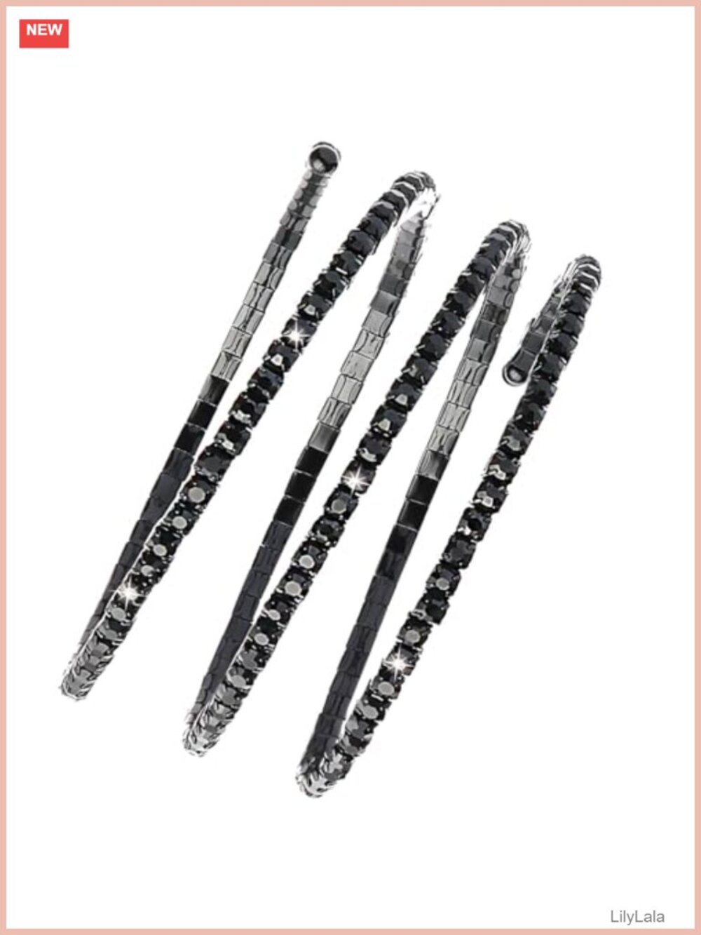 Rhinestone Upper Arm Cuff Bracelet Adjustable Statement Jewelry